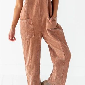 Women's Baked Clay Corduroy Overalls